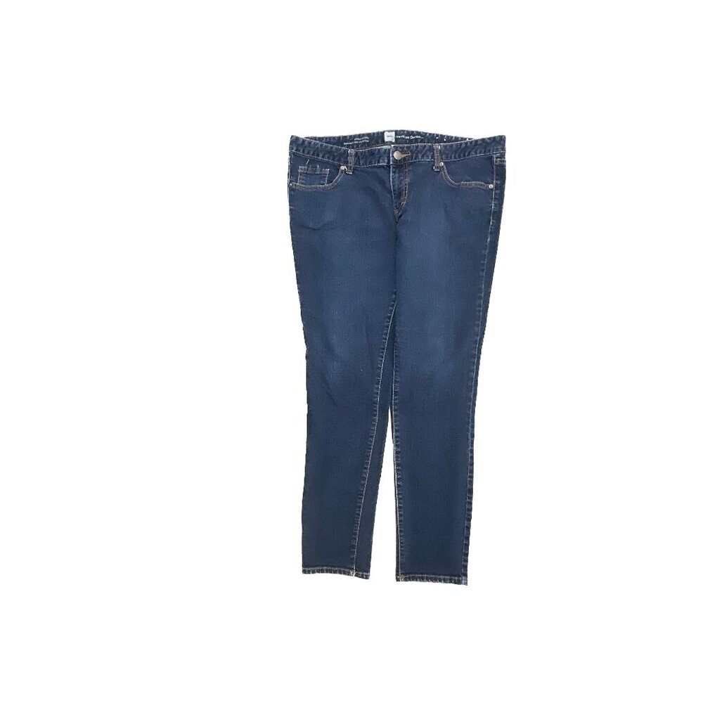 Mossimo Ankle Skinny Women's size 14 Dark Wash Blue Denim Jeans
